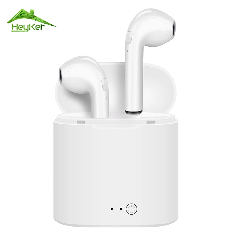 

Factory Direct Sale Inear i7s TWS Wireless Bluetooth Earphones Stereo Earbud Headset With Charging Box Mic For All Smart Phone