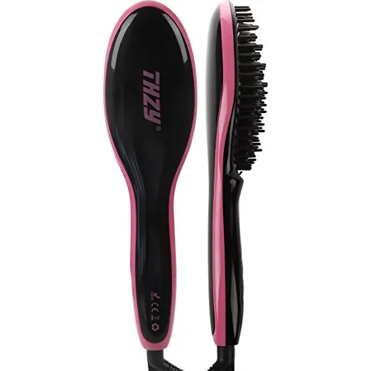 

YOST-THZY Ionic Hair Straightener Brush with LCD Display and Auto Temperature Lock Function, Fast Heating,Professional Hairdre