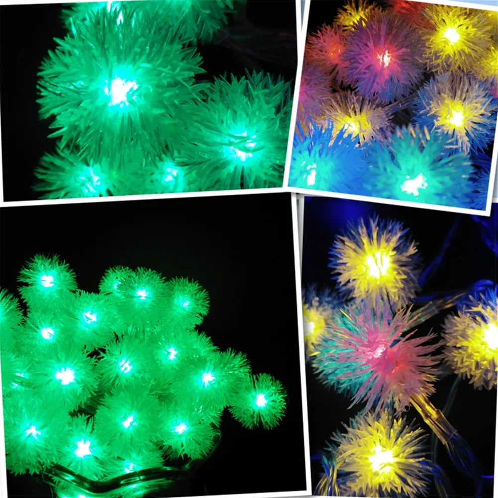 Christmas Party and events holiday decoration snowball led string lights (12)