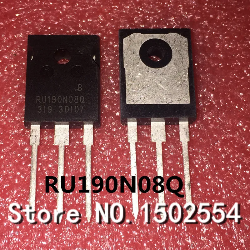 

2 шт./лот новая RU190N08Q TO-247 высокомощная полевая трубка для эффекта 80V190A spot