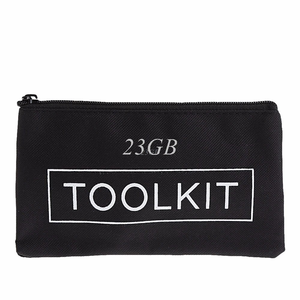 

Tool Bag Zipper Storage Instrument Case 19*11cm Oxford Cloth 600D Waterproof MAY19_30