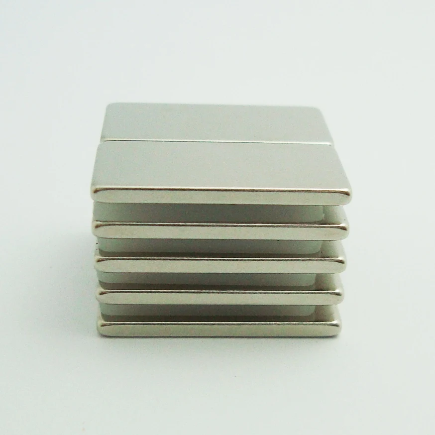 4 шт./упак. промышленные N52 супер сильные постоянные квадратные Редкоземельные неодимовые магниты блок мощный магнит 24x16x3,8 мм Neomagneti