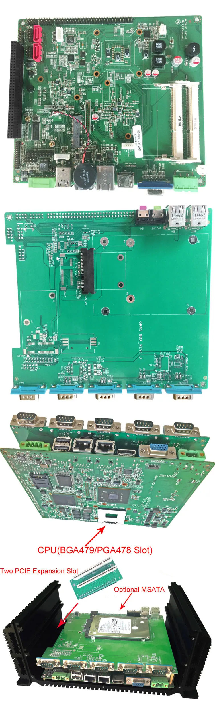 Безвентиляторный мини-ПК LBOX-GM45 с процессором Intel Pentium P8600, работающим под управлением Windows Linux, компактный промышленный ПК с двухъядерным