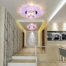 Colorpai 5 Вт освещение в помещении Романтический потолочный светильник лампа для украшения гостиной хрустальный абажур