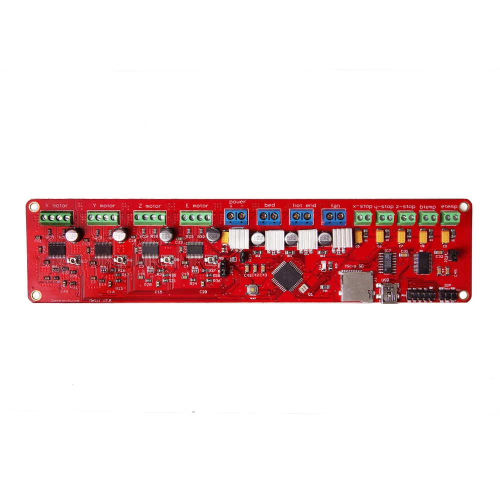 Geeetech Reprap 3D принтер плата управления Melzi 2 0 ATMEGA1284p FT232RL USB интерфейс 4 * A4988 для Arduino