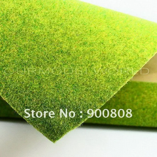 5pcs Model Train Layout Scenery Grass Mat 0 5mx0 5m Free Shipping