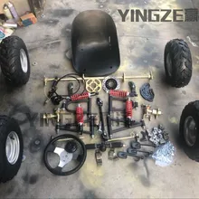 Картинг ATV UTV 1 м задний мост рулевая рейка маятники рулевая тяга тормозной насос с 16X8-7 колесами сиденье