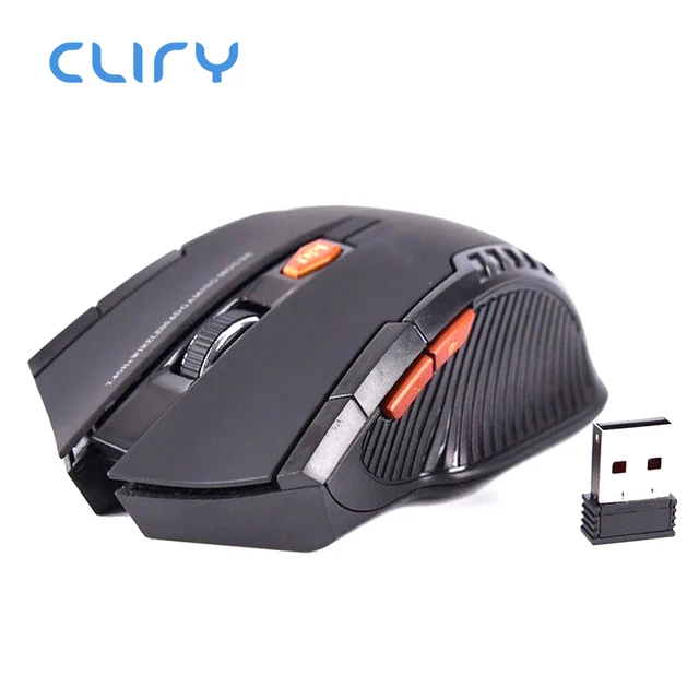 Cheap Cliry Best Seller 2.4G Wireless Optical Mouse 1600DPI 6D computer pc peripherals Mini Mice Laptop Desktop home use work gaming