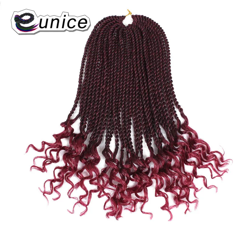 Curly Senegalese Twist Crochet Braiding Synthetic Hair Extension (20)