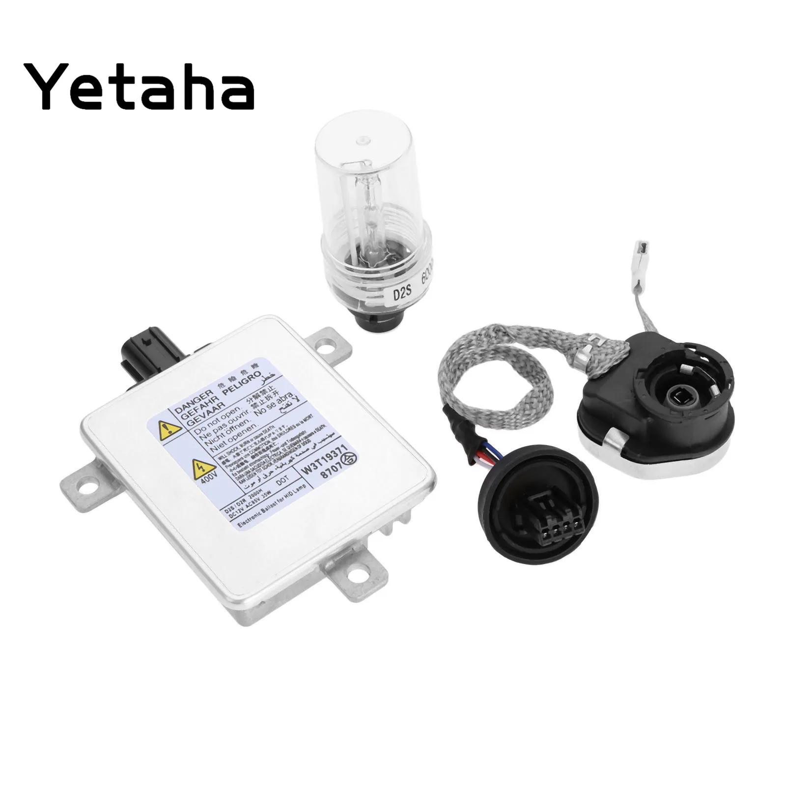 

Yetaha New W3T19371 Xenon HID Headlight Ballast With Igniter Control Unit Starter With D2S Bulb For Mitsubishi Mazda Honda Acura