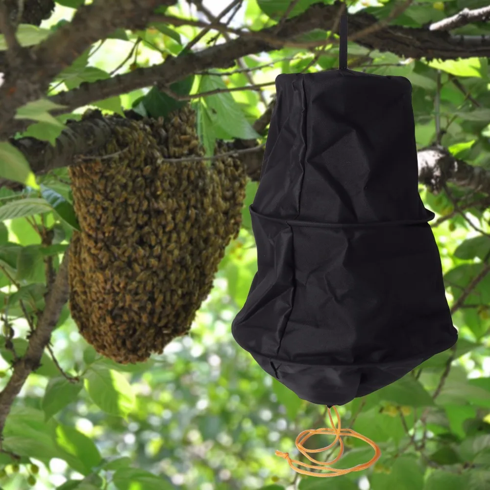 Пчеловодство клетка искусственная кожа ткань Пчеловодство 3 слоя Apiculture дикого наружного использования пчеловодства инструмент черный