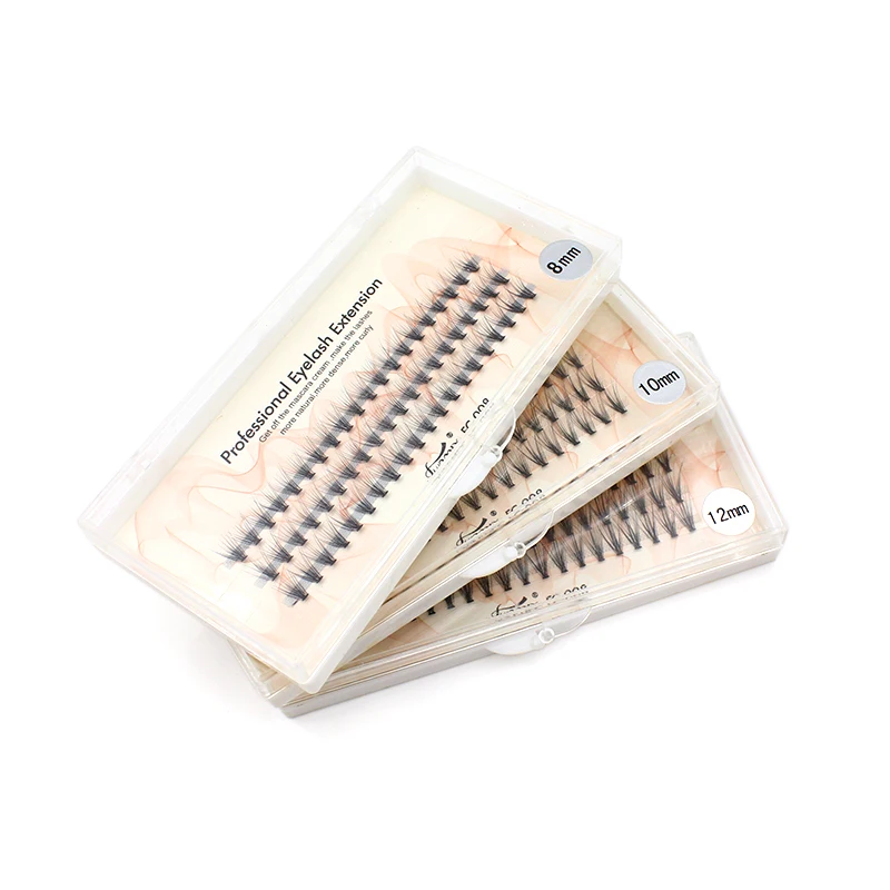 

0.07 C Volume 20D Pre-made Fan Eyelashes Bundles Natural Bushy Individual Faux Mink Cluster Eyelashes