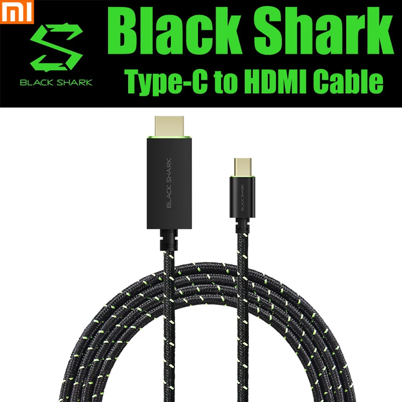 4K 60Hz 2M XiaoMi Black Shark 2 type-C к HDMI кабель плетеный нейлон относится S8 S9 S10 Mate10 Pro Mate20 P20 |