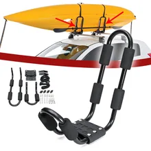Алюминиевое Крепление для Каяка Для крыша автомобиля Для Каяка доски для серфинга велосипеда автомобиля багажа крыши автомобиля стойки с ремешки