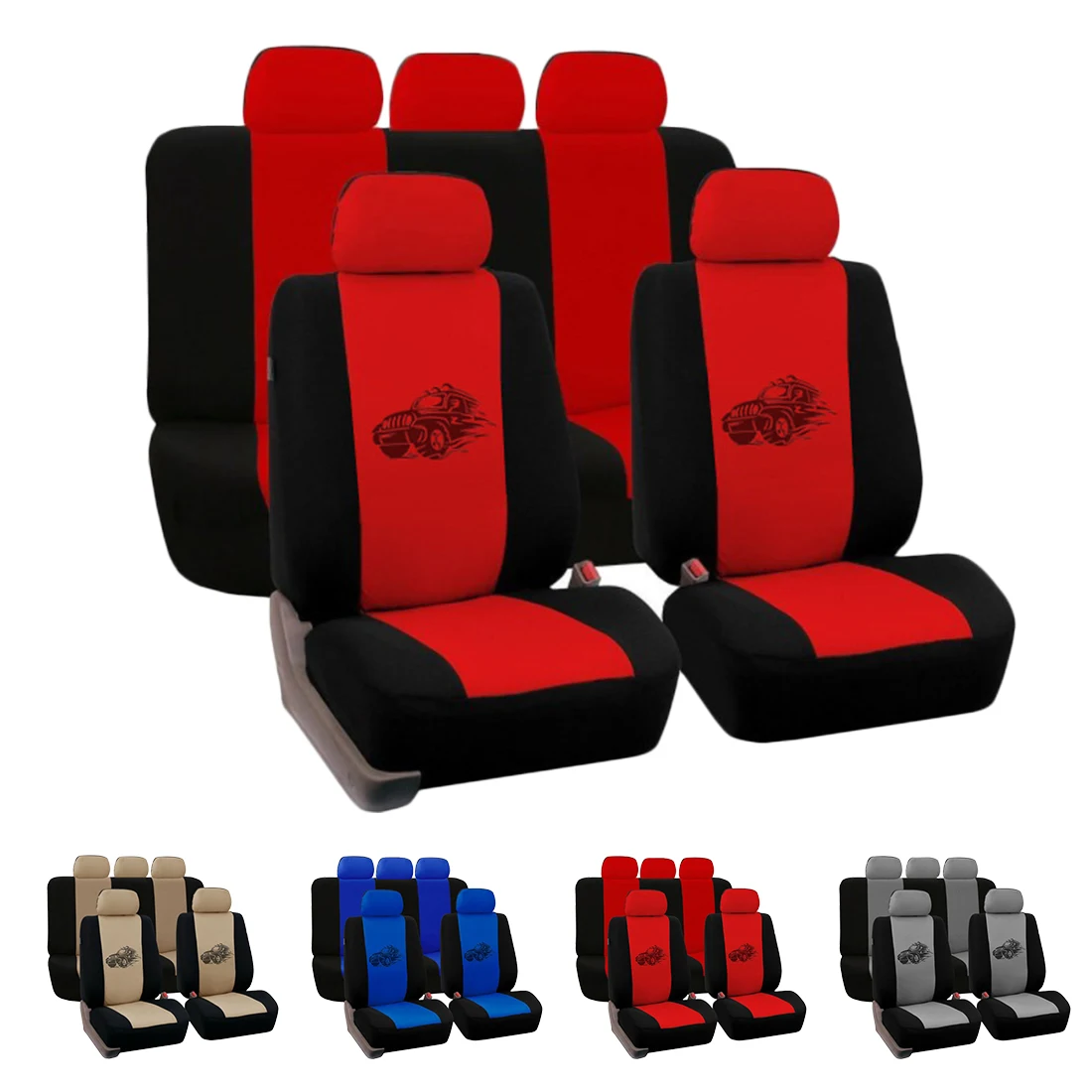 

Dewtreetali Universal Car Seat Protector Full Set Automoblies Seat Cover Car Interior Accessories Four Seaons for VW BMW AUDI