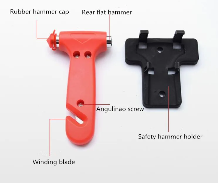 

2017 Auto-styling Car safety hammer for Renault megane 2 3 duster logan clio laguna 2 captur for Citroen c3 c4 c5 c2 accessories