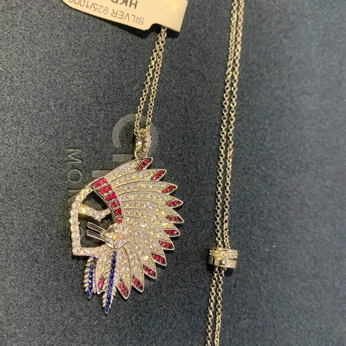 

Ins-APM May new Indian Eskimo head necklace exaggerated photo network travel Europe and the United States