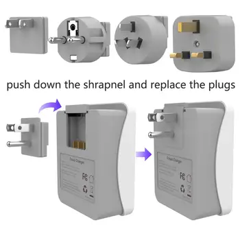

Adapter Convert 2.1A 3 USB Socket Charger AC/DC Power Adapter Plug Outlet Panel w/Switch New Drop ship