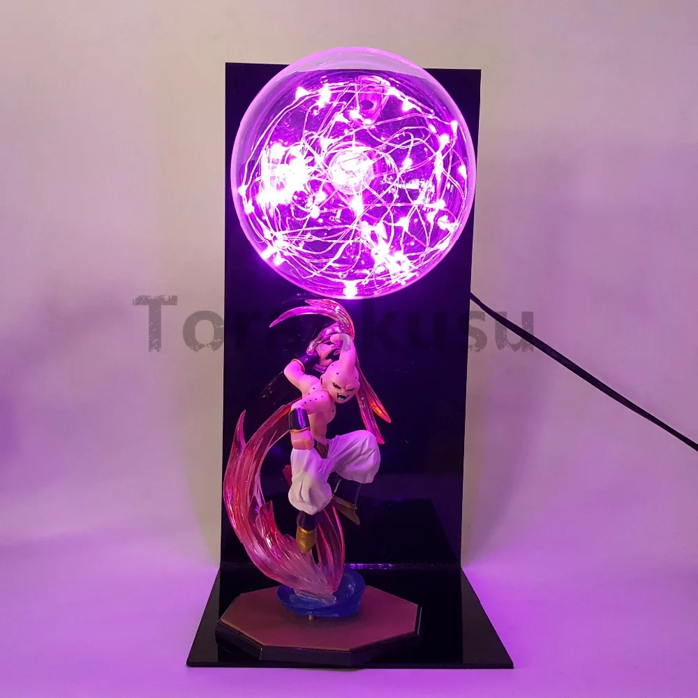 Dragon Ball Z Majin Buu фигурку камехамеха DIY светодиодный светильник в стиле аниме