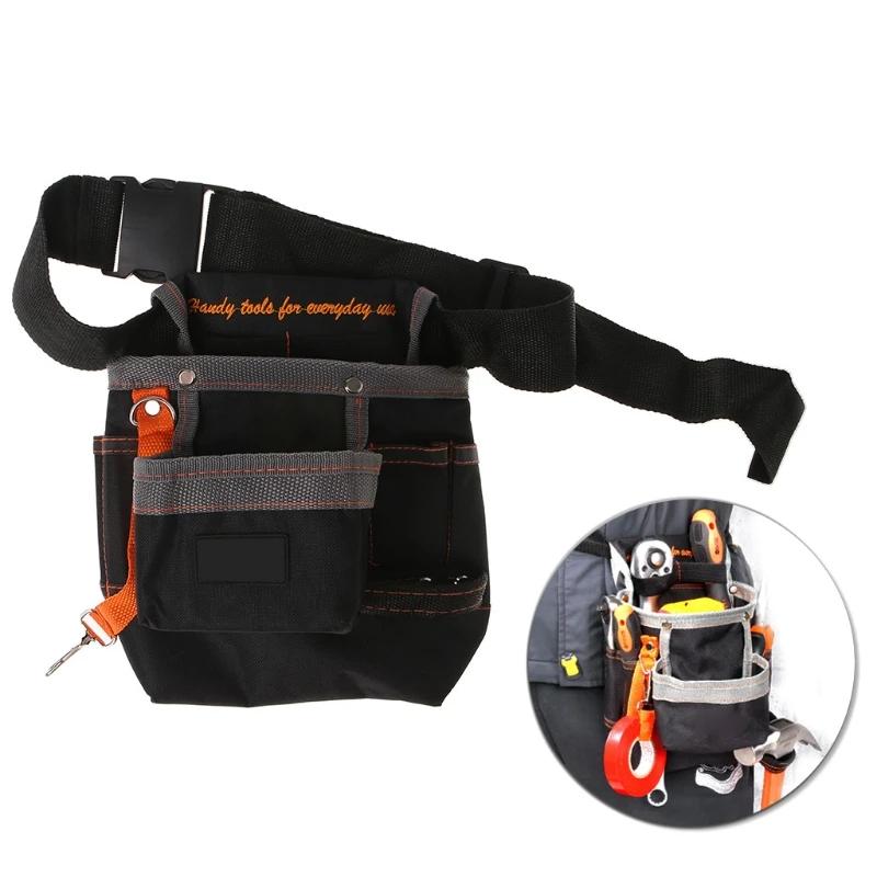 

8 Pockets Tools Belt Electrician Tool Pouch with Adjustable Belt Maintenance Tool Bag #Sep.08