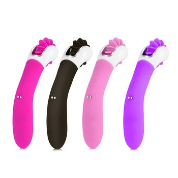 Rotation Tongue Vibrator Vagina Clitoris Stimulator G-spot Dildo Vibration 12 Speed Licking Adult Sex Toys for Women Masturbator 5