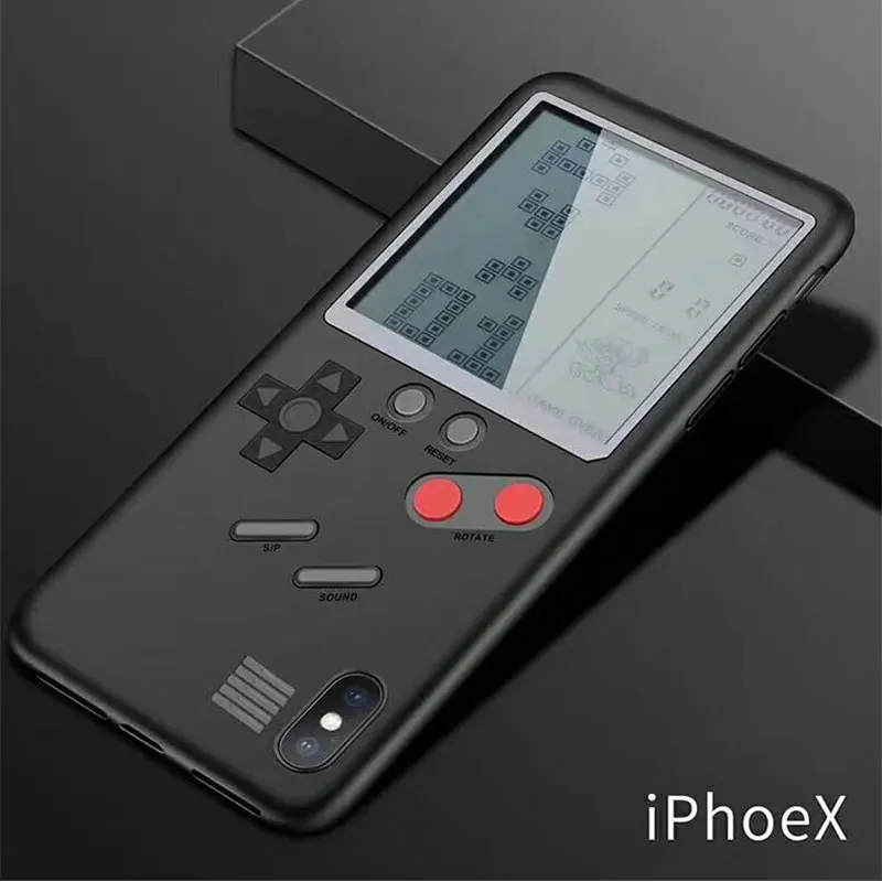 Ретро Play Tetris GameBoy чехол для телефона для Apple iPhone X iPhone 6 6s Plus 7 8 Plus чехол Чехол для игры мальчик подарок для ребенка