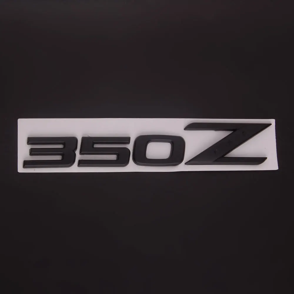 Black Car Auto 350Z Aluminum Alloy Emblem Badge Stickers