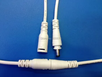 

[Seven Neon]Free DHL Shipping 50sets 15cm long DC jack with cable,male and female connector with lock