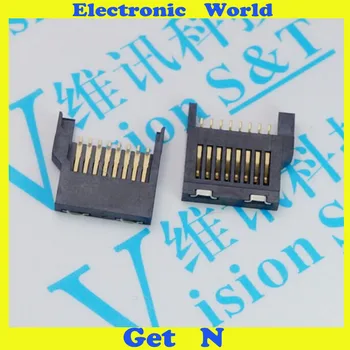 

200pcs Easy Type 8P Micro SD Tray Card Holder Socket Commun use