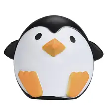 Сжимайте милые толстые Пингвины медленно растущие ароматизированные Забавные игрушки животные из мультфильмов подарок детям взрослым снятие стресса