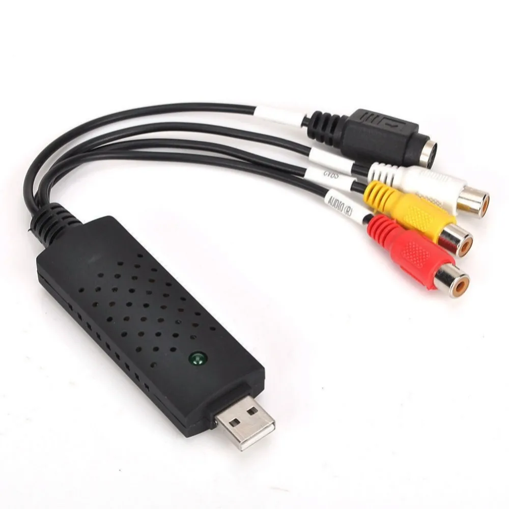 U tv 007 USB 2,0 адаптер для захвата видео, чипсет U tv 007 tv DVD VHS аудио Захват S-Video USB конвертер для Win7