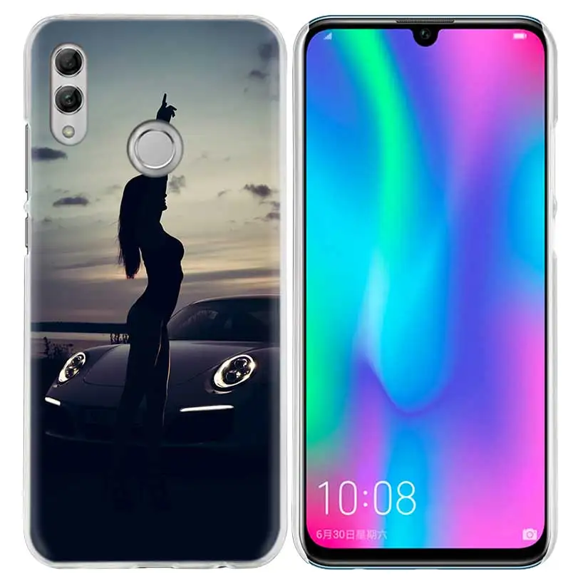 Спортивной одежды с принтом «Тачки», чехол для huawei Honor 8X Y9 9 10 Lite Play 7C 8C 8S 8A фотоаппаратов моментальной печати 7S 7A Pro V20 20i Y6 Y7 Y5 Жесткий PC Капа чехол для телефона - Цвет: 03