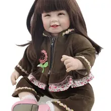 Силиконовая виниловая кукла-Реборн, каваи, кукла принцессы для малышей, игровой дом, игрушка betime, Реалистичная, образовательная, высокого класса, подарки на день рождения