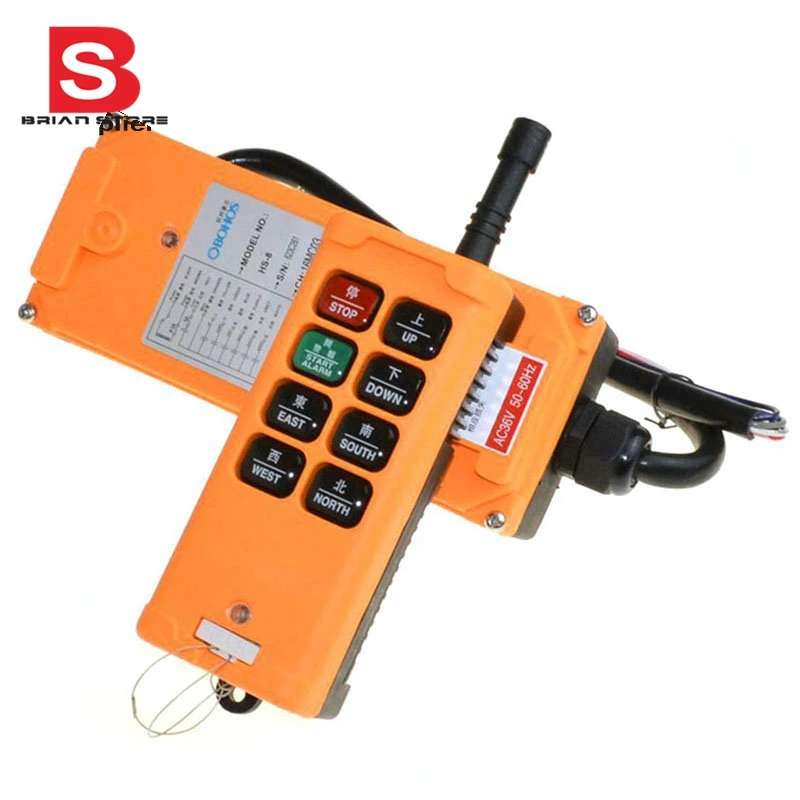 

220VAC 1 Transmitters 8 Channels One Speed Truck Hoist Crane Winch Radio Remote Control System Controller