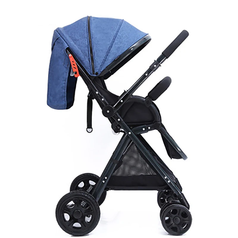 Babyfond, ультра-легкая детская коляска, двусторонний зонтик, детская коляска, высокий пейзаж, детская коляска, четыре колеса, ударная, складывающаяся, детская коляска