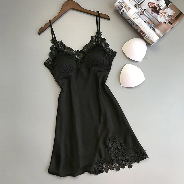 Aliexpress.com : Buy Women Nightgowns Sexy Nightwear Lace Patchwork ...