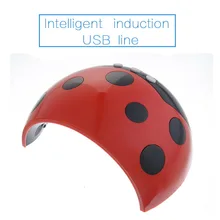 Лампа для ногтей Светодиодная Фототерапия USB машина 24 Вт лак для ногтей Клей лампа для выпечки мультфильм шаблон сухие ногти гель маникюр для всех ногтей гель