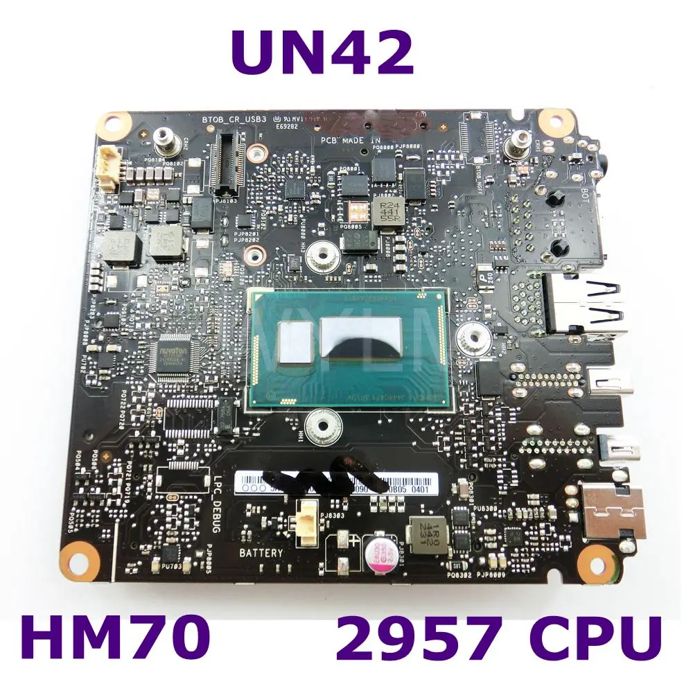 UN42 With Dual Core 2957 CPU All in one mainboard For ASUS