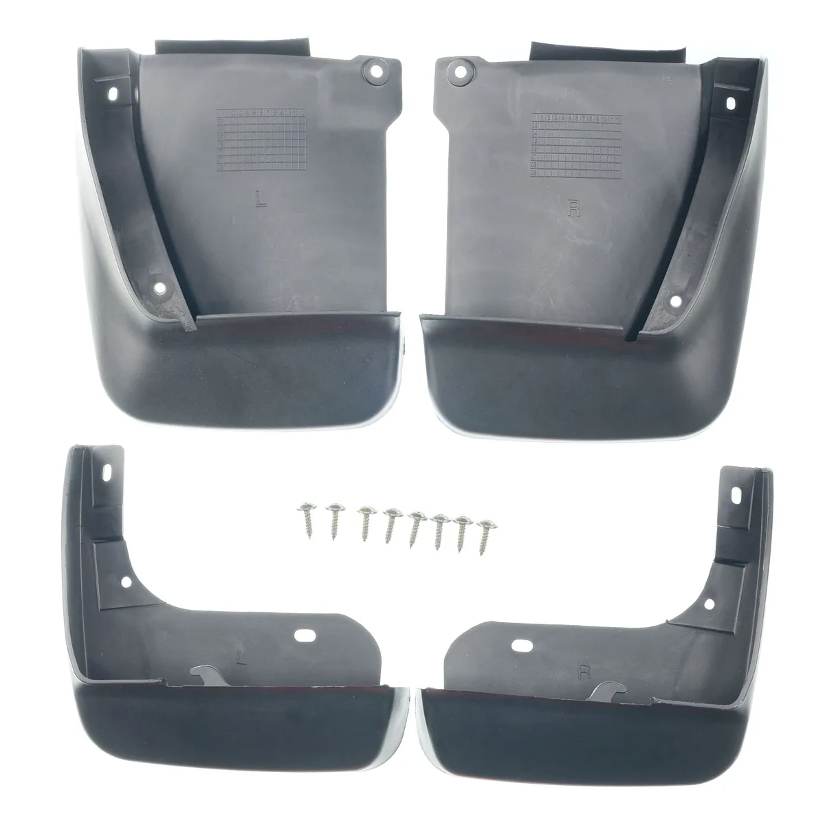 Set of 4 Front & Rear Left+Right Splash Guard Mud Flaps for Honda