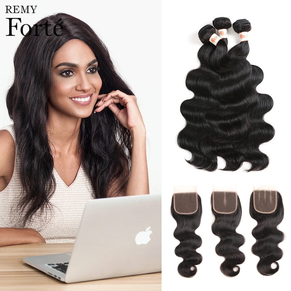 Remy Forte Office Hair Extension 30 Inch Human Hair Weave Bundles With