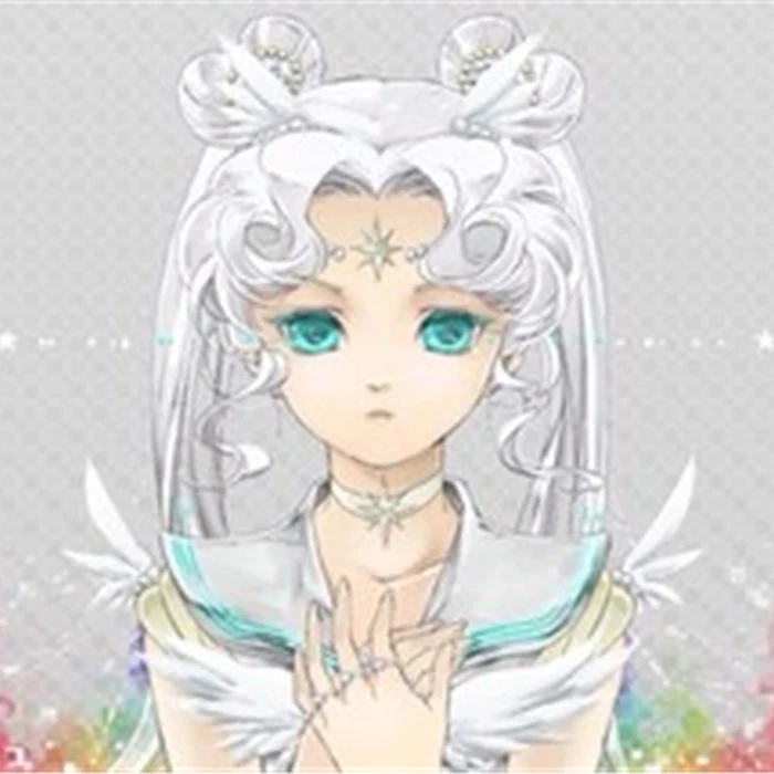 Термостойкие серебряные парики для косплея из аниме Sailor Moon длина 39 см 100 Tsukino Usagi +
