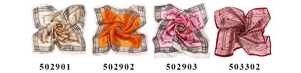 Silk Print Scarf (6)