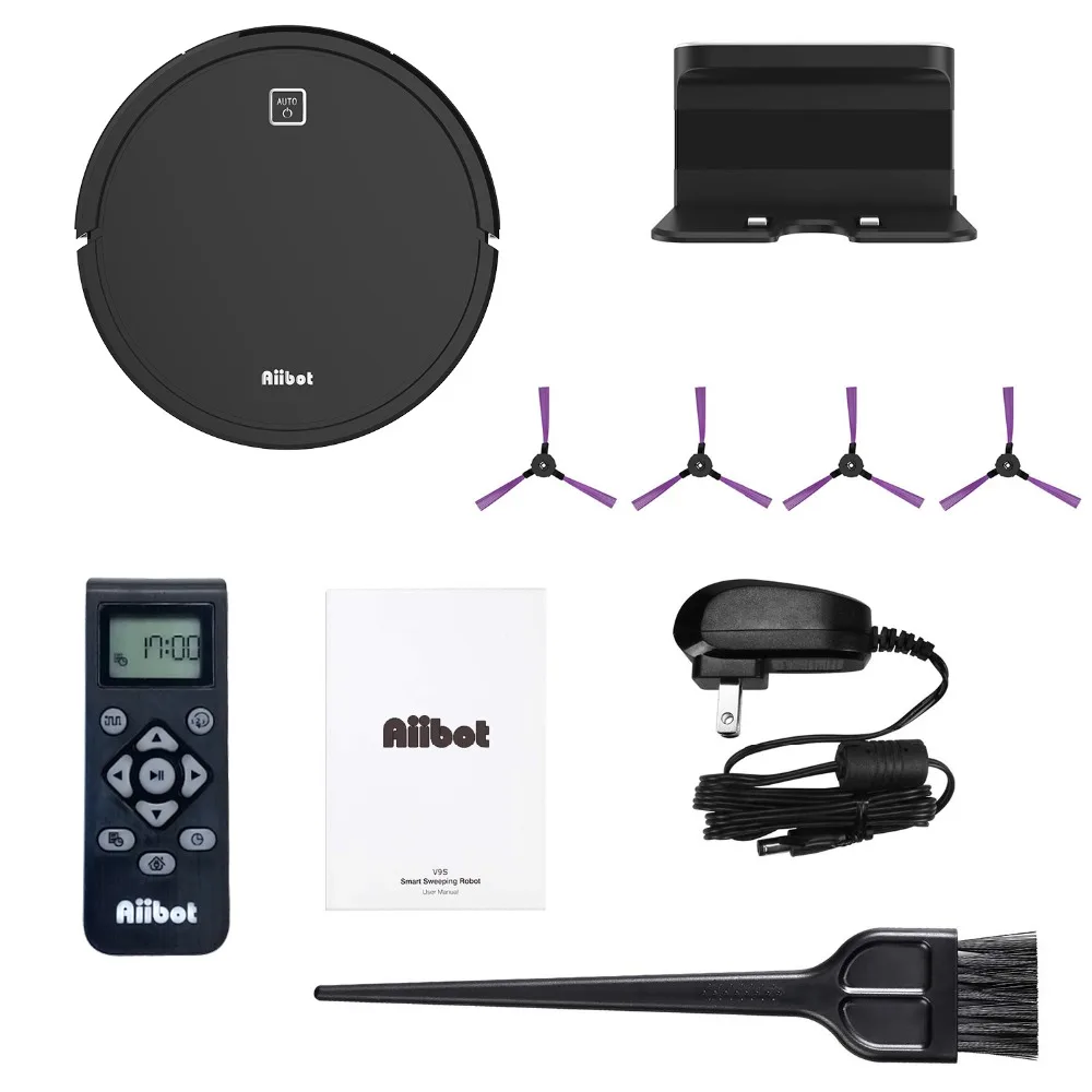 Aiibot V9s Robot Vacuum Cleaner Sweep Mop&Simultaneously For Hard Floors&Carpet Household&Strong Suction Infrared Sensors