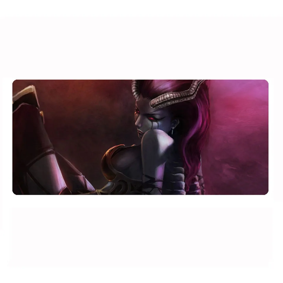 800x300x2 мм Большой нескользящий игровой коврик DOTA2 для мыши Lockedge натуральный