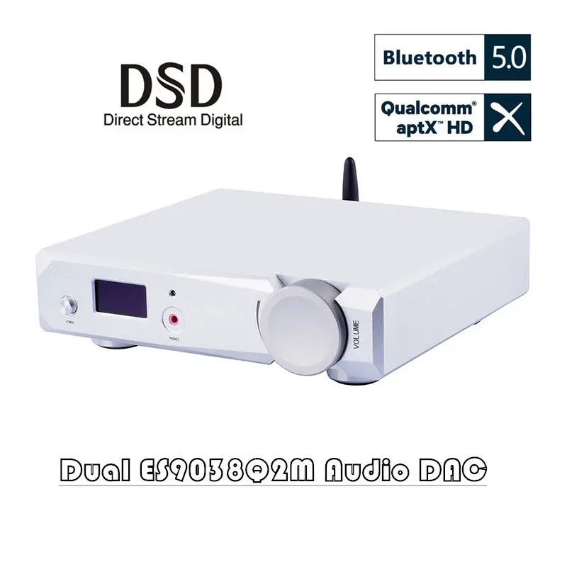 Bluetooth 5 0 Dual ES9038Q2MS DAC XMOS аудио декодер наушников Amp DSD APTX HD|Усилители мощности| |