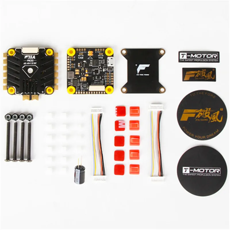 Новый Контроллер полета tмотор F4 и F55A PRO II 6S 4 в 1 BLHELI_32 ESC для гоночного