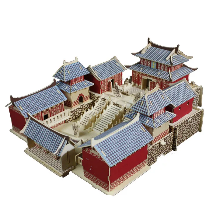 Деревянная 3D модель сделай сам головоломка игрушка подарок для ребенка ручная