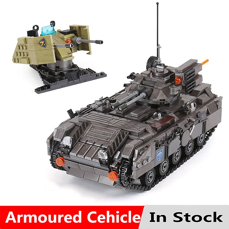 

Tank Series The Armoured Vehicle Kit Model Set Building Blocks Bricks Toys For Children Kids