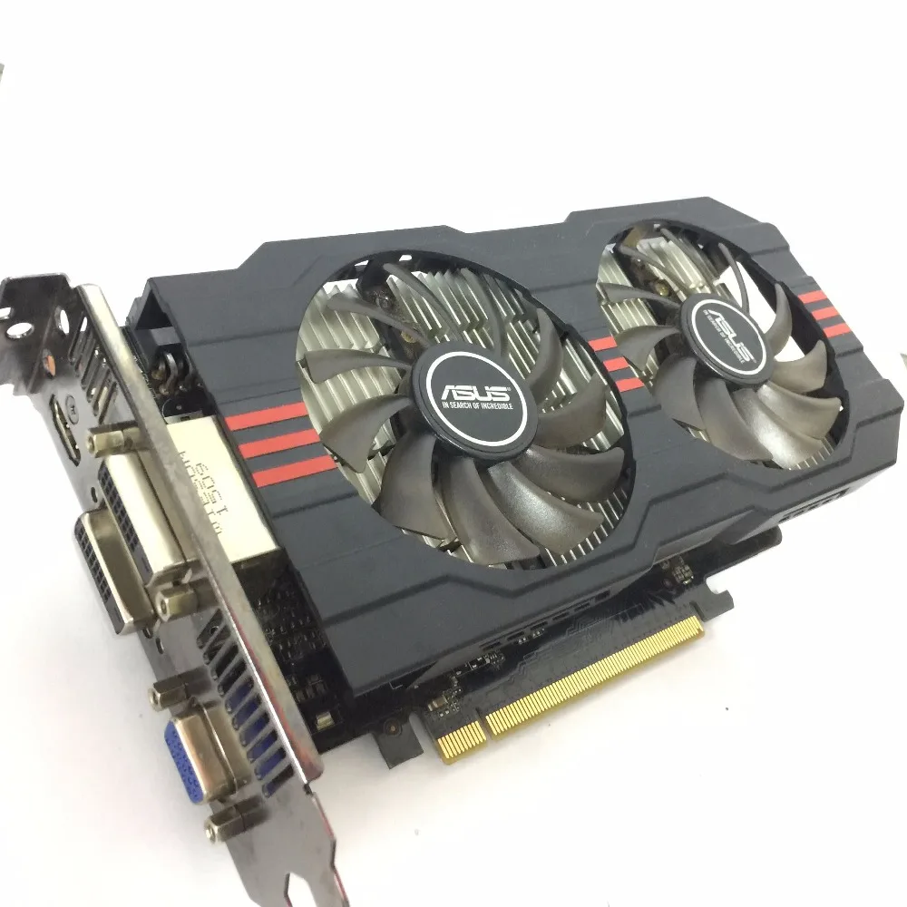 Asus GTX-750TI-OC-2GB GTX750TI GTX 750TI 2G D5 DDR5 128 Bit PCI Express 3,0 компьютерная видеокарта HDMI PC настольные видеокарты