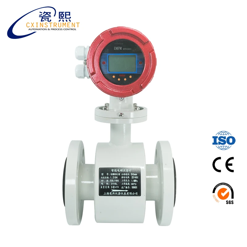 

Water Meter Flow Meters DN15 diameter and 4-20mA Output Magnetic flow meter